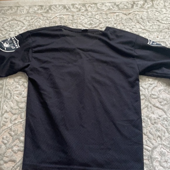 Raiders youth size M fishnet Jersey in black. Excellent used condition. *2 - Picture 5 of 5